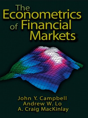 cover image of The Econometrics of Financial Markets